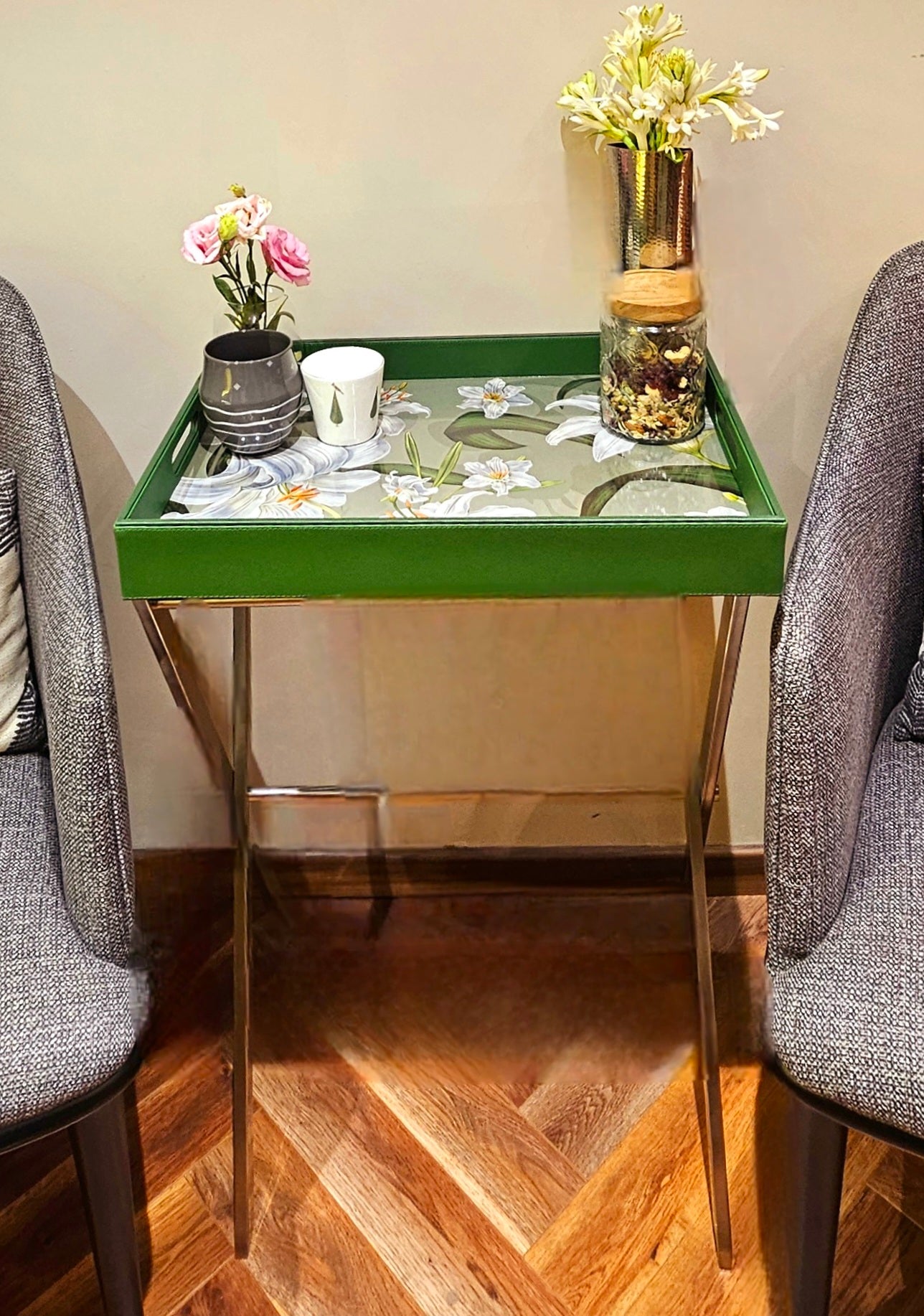 Classic Fern Butler Tray (Green)