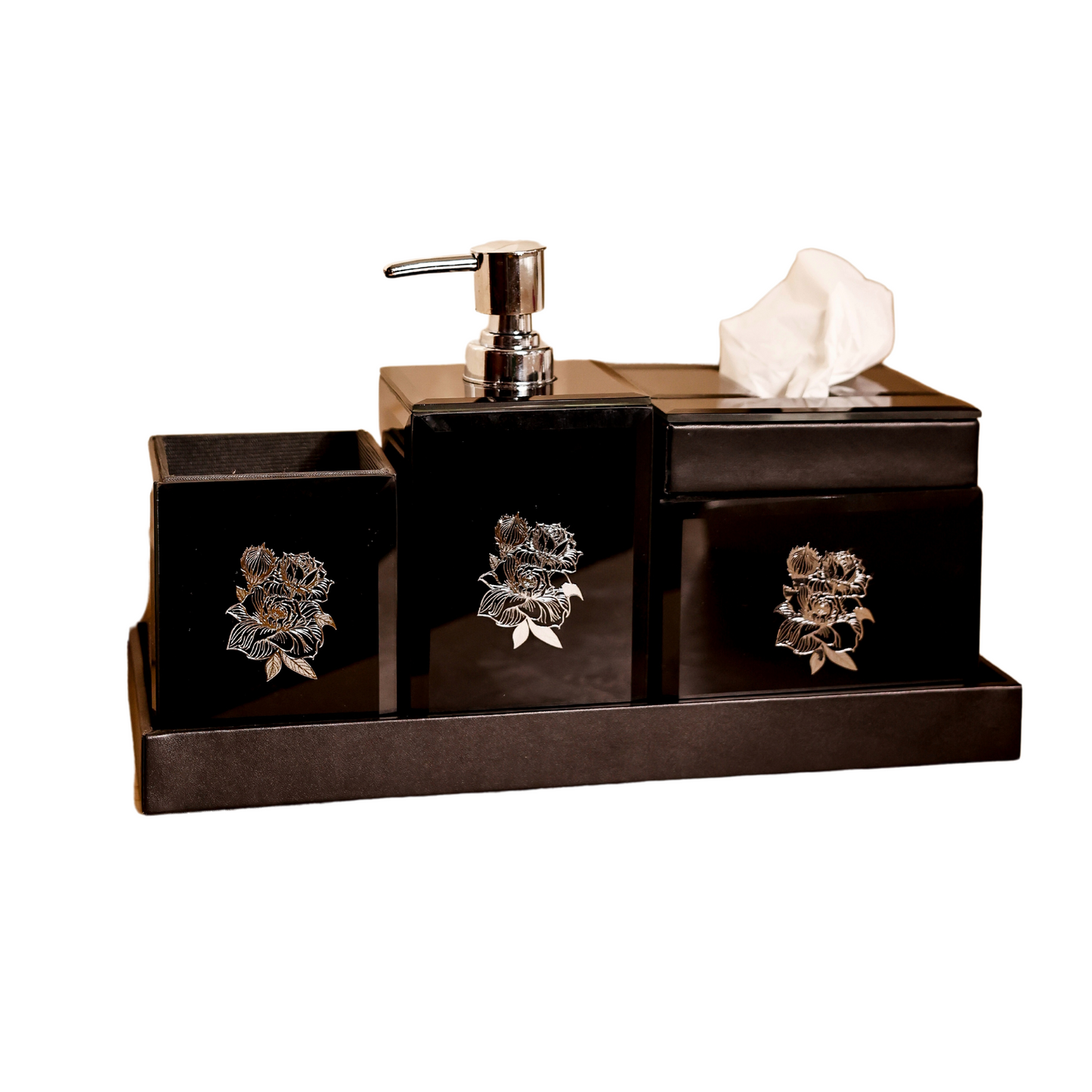 Tranquil Touch Bathroom Set (Black)