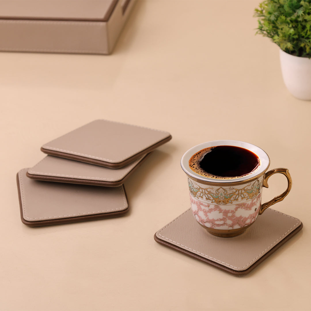 Two Toned Décor Set- Beige & Tan