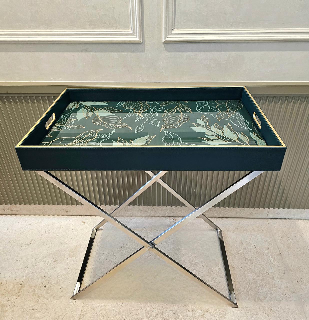 Sleek Serve Butler Tray (Green)