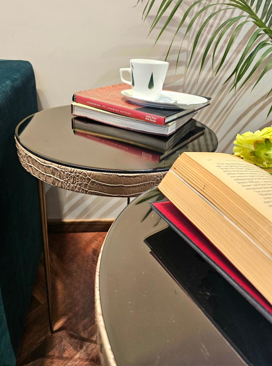 Luminous Cozy Coffee Table Set Of Two (Beige)