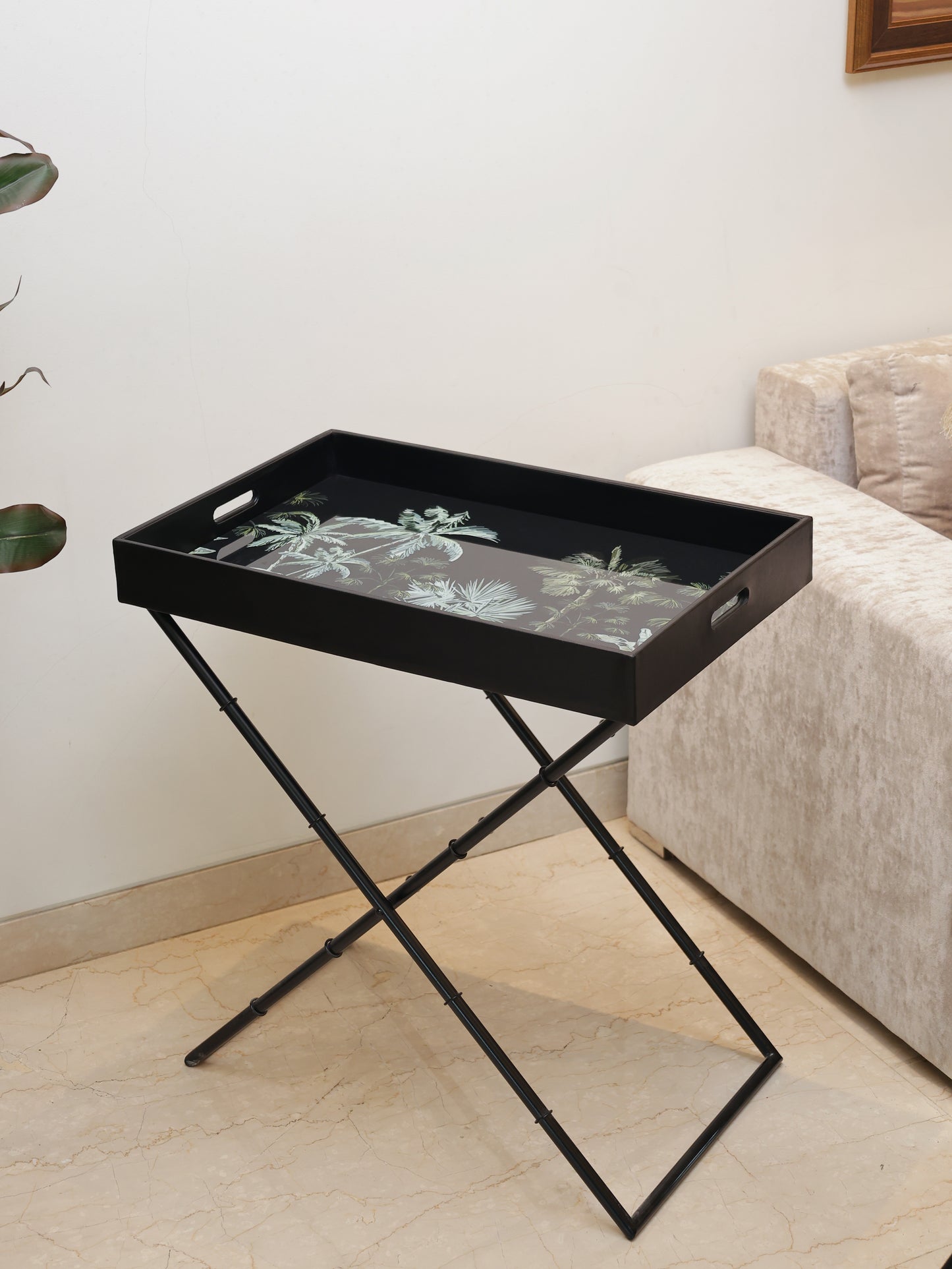 Sleek Serve Butler Tray(Black)