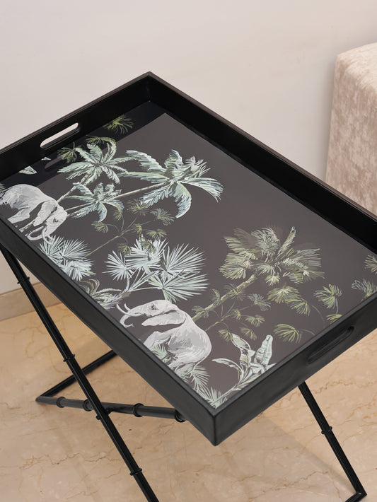 Sleek Serve Butler Tray(Black)