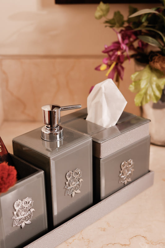 Tranquil Touch Bathroom Set (Gray)