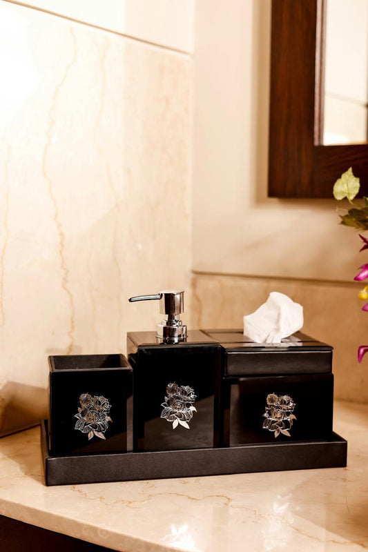 Tranquil Touch Bathroom Set (Black)