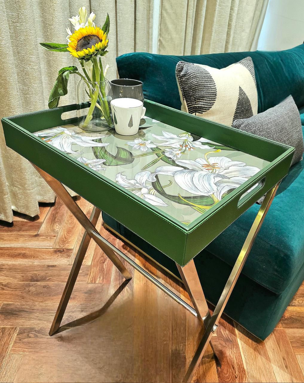 Classic Fern Butler Tray (Green)