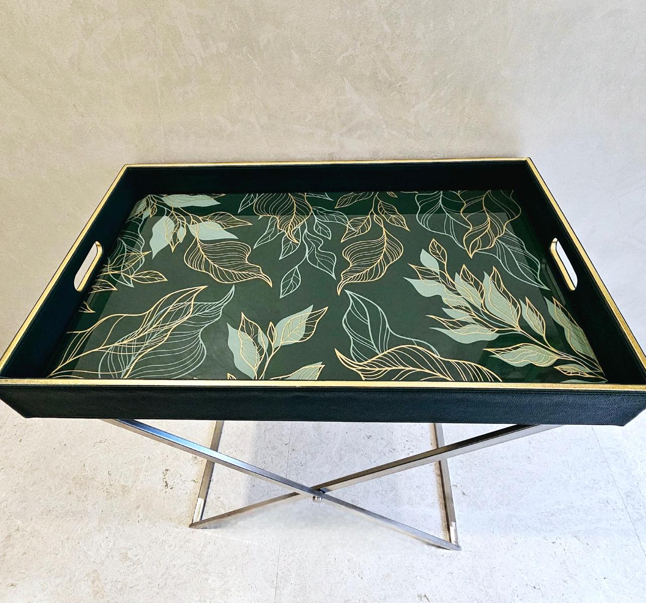 Sleek Serve Butler Tray (Green)