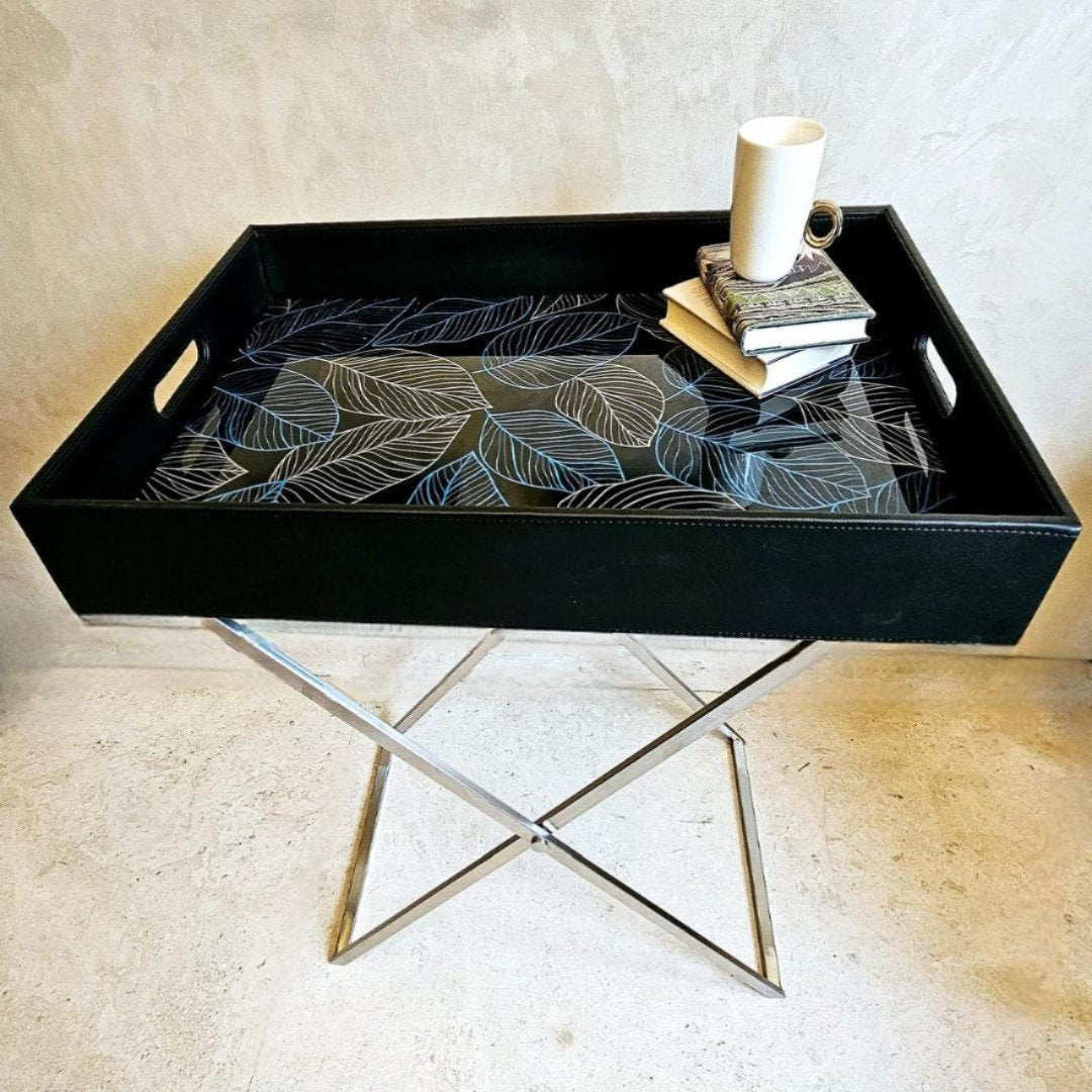 Sleek Serve Butler Tray (Black)