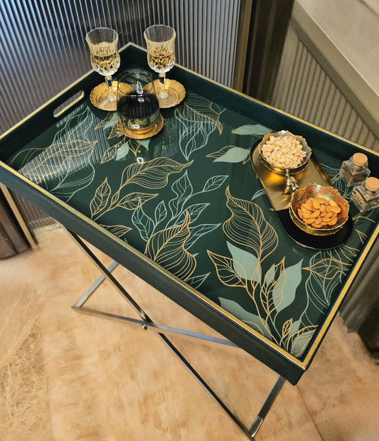 Sleek Serve Butler Tray (Green)